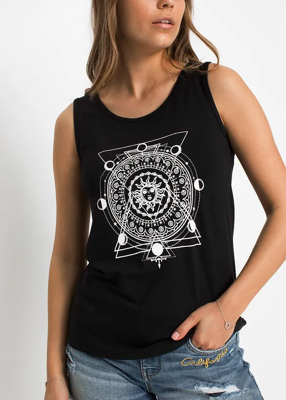 Topp med print, bonprix