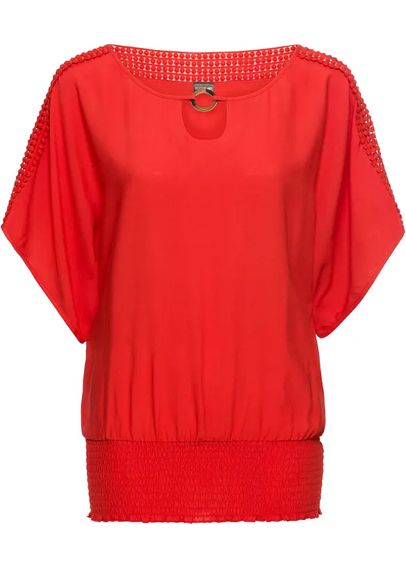 Bluse i 100% viskose, bonprix