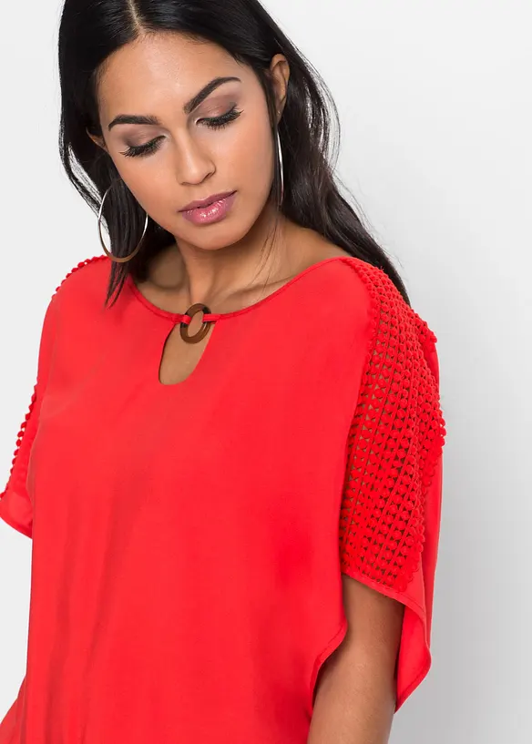 Bluse i 100% viskose, bonprix