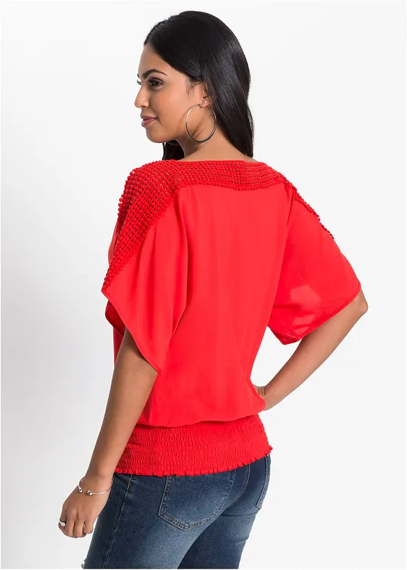 Bluse i 100% viskose, bonprix