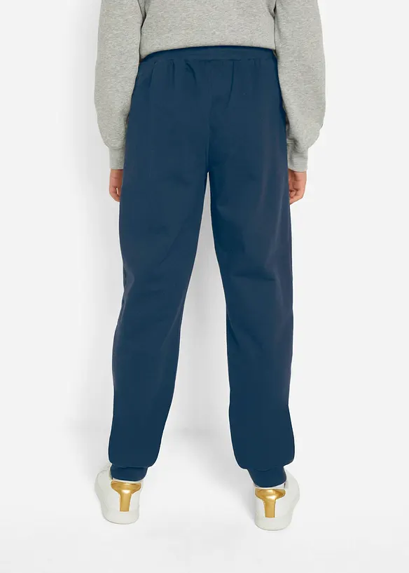 Joggebukse med bomull (2-pack), bonprix