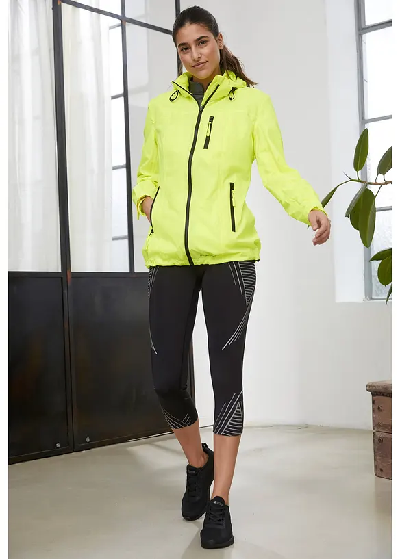 Treningsleggings med lomme, 3/4-lengde, bonprix