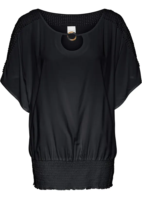Bluse i 100% viskose, bonprix