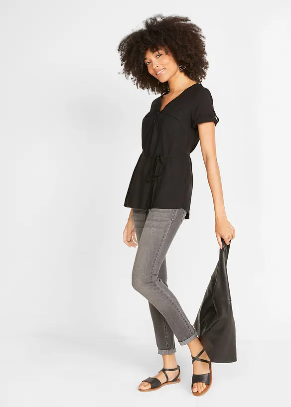2-i-1-mammabluse i lett viskose, bonprix