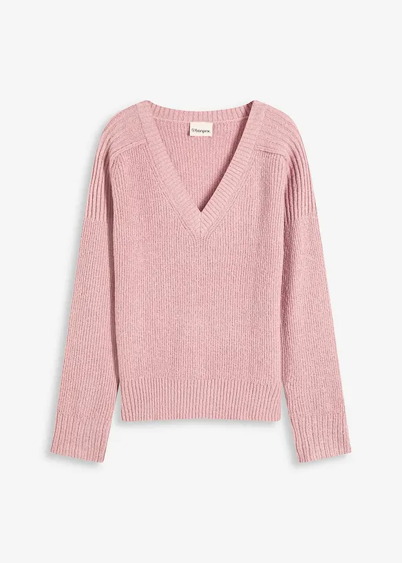 Genser med V-hals, bonprix