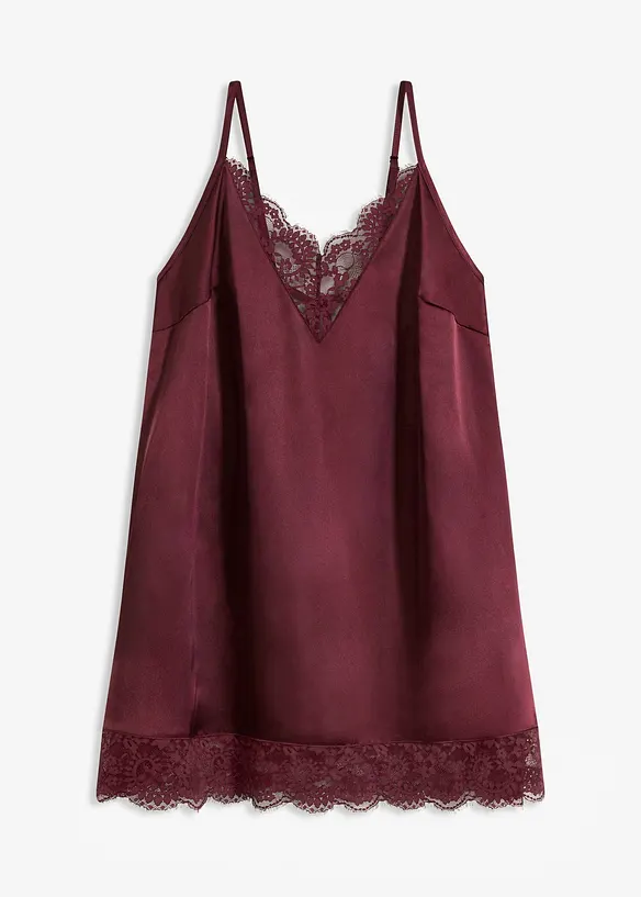 Neglisjé i sateng med fin glans, bonprix