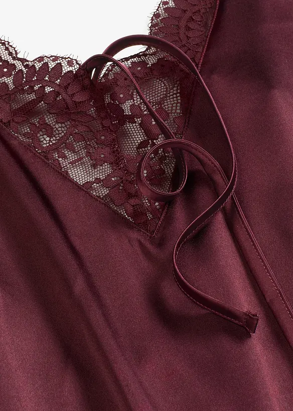 Neglisjé i sateng med fin glans, bonprix