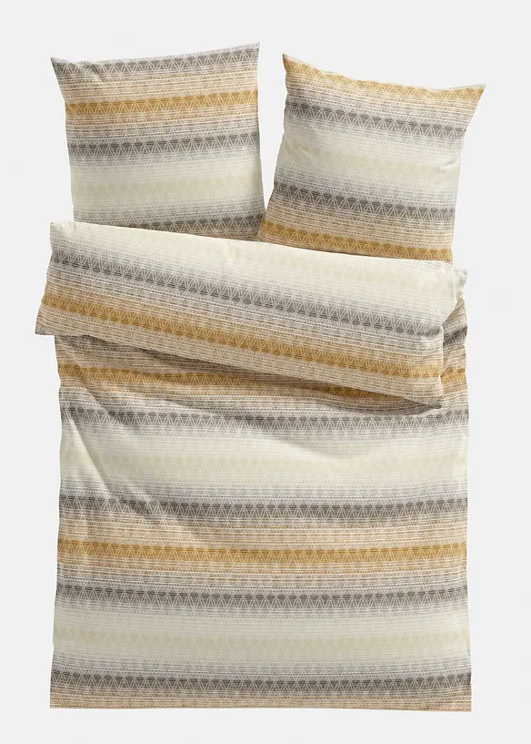 Sengesett med stripemønster, bonprix