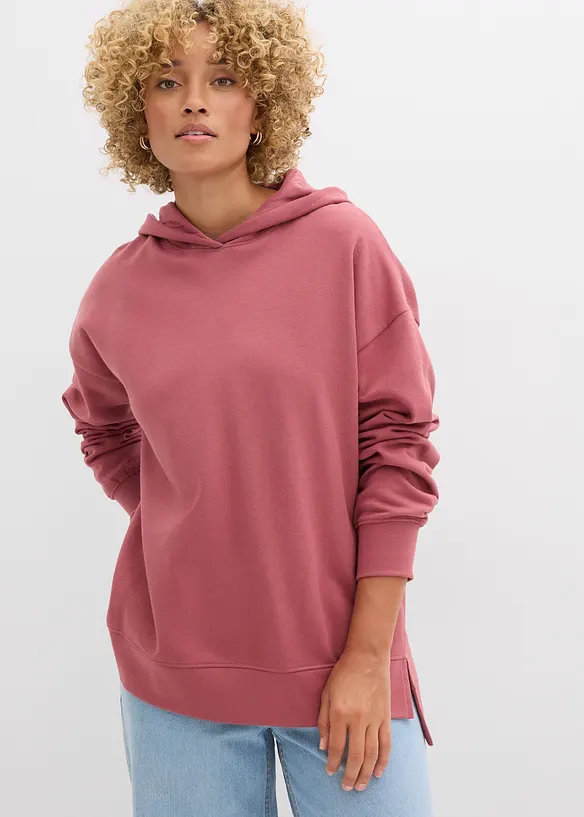 Hettegenser i 100% bomull, bonprix