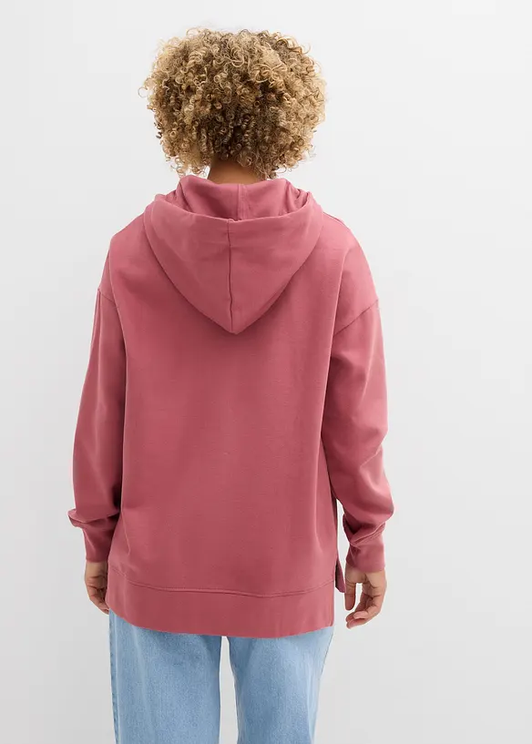 Hettegenser i 100% bomull, bonprix