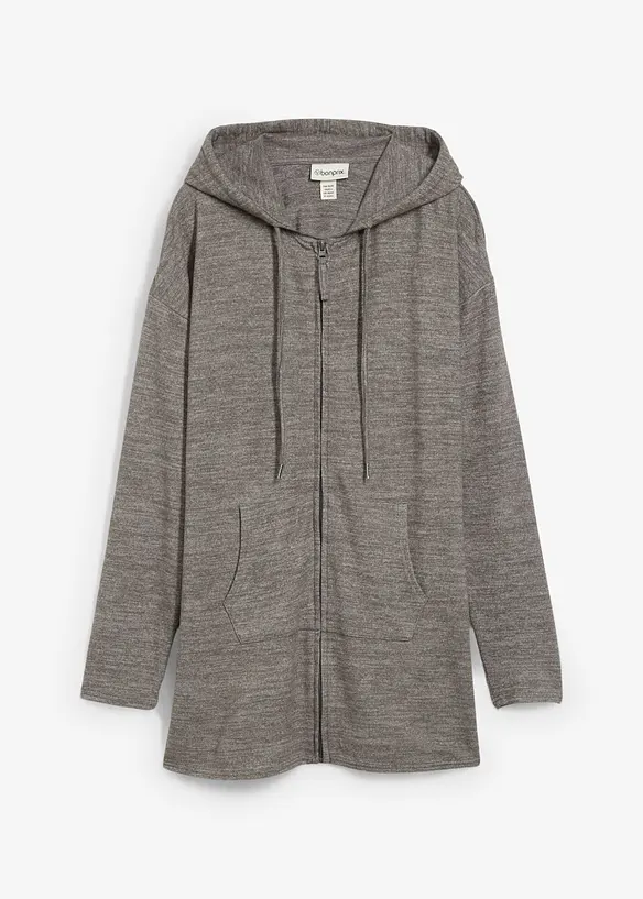 Finstrikket cardigan i lett viskosemiks, bonprix