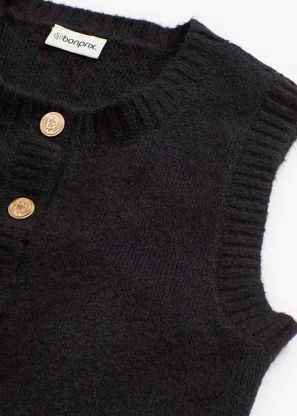 Strikket vest, bonprix