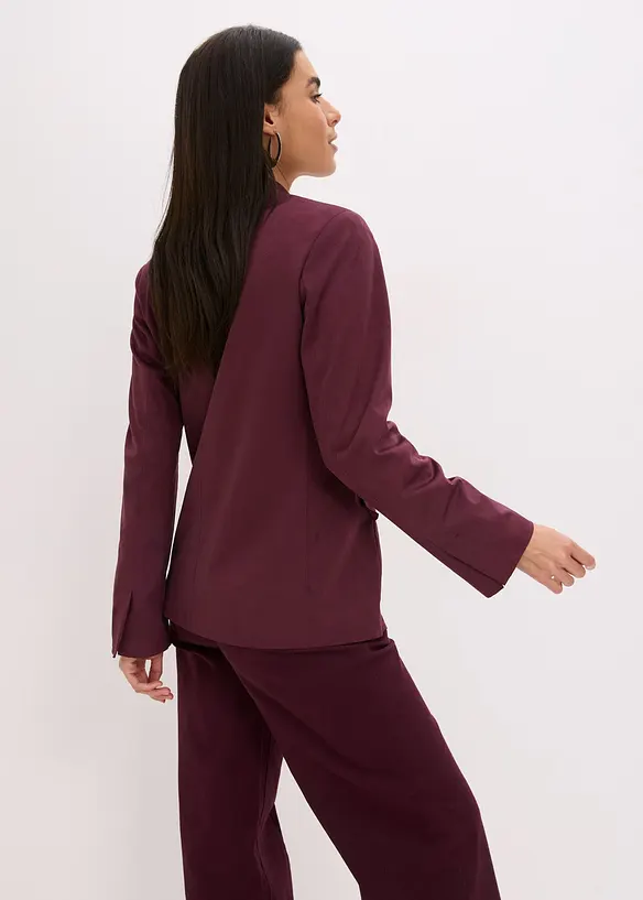Blazer i semsket skinn, bonprix