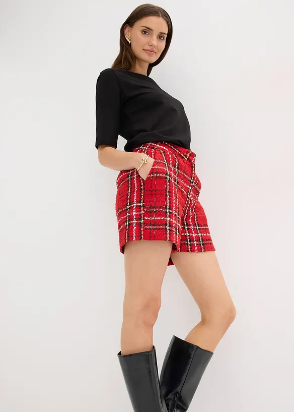 Bouclé-shorts, bonprix