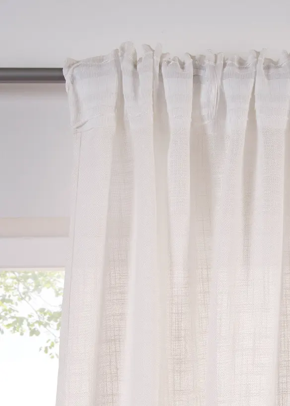 Gardin med resirkulert polyester (1-pack), bonprix