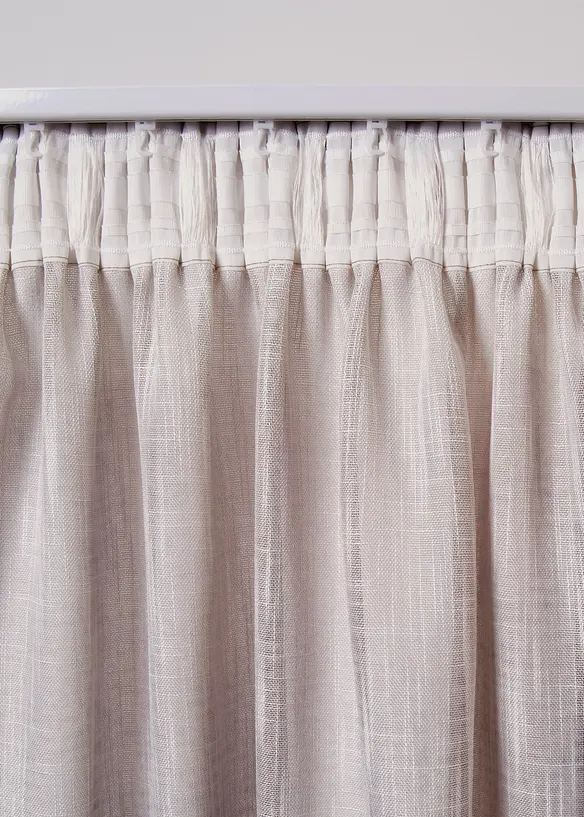 Gardin med resirkulert polyester (1-pack), bonprix