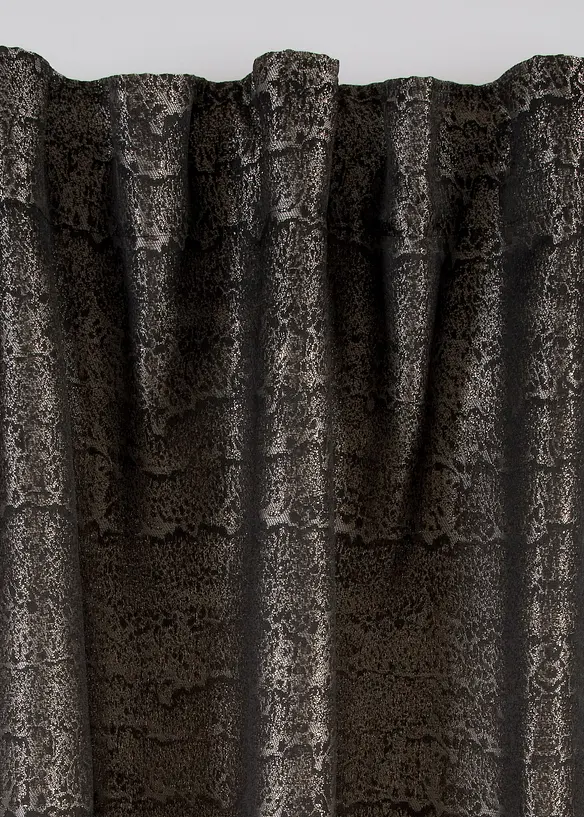 Jacquard-gardin med grafisk mønster (1-pack), bonprix