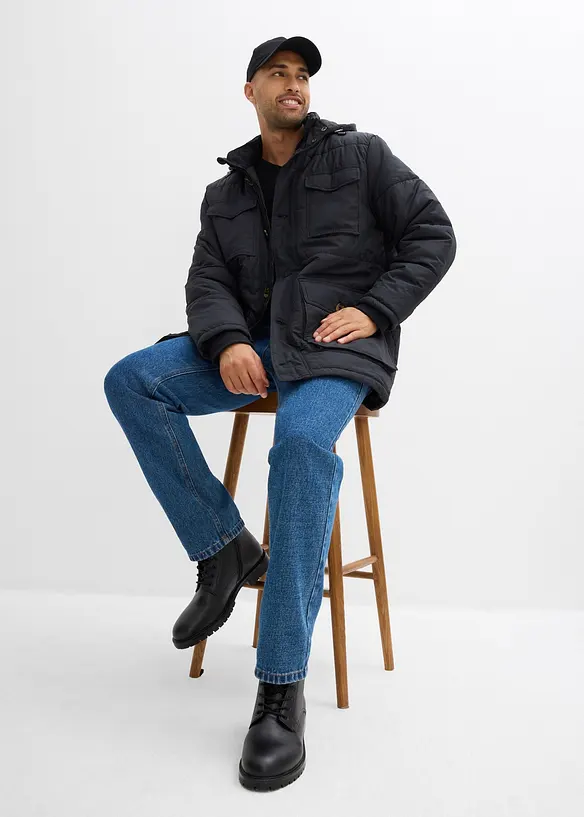 Parkas med avtakbar hette, bonprix