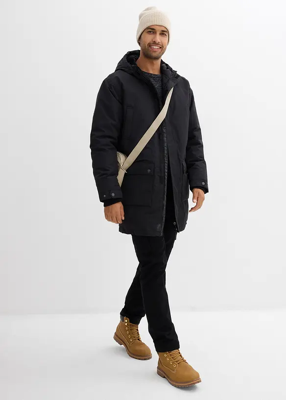 Essential hybrid termo-parkas med resirkulert dun, innvendig vattering, bonprix