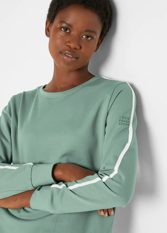 Joggedress i 100% bomull (2-delt sett), bonprix