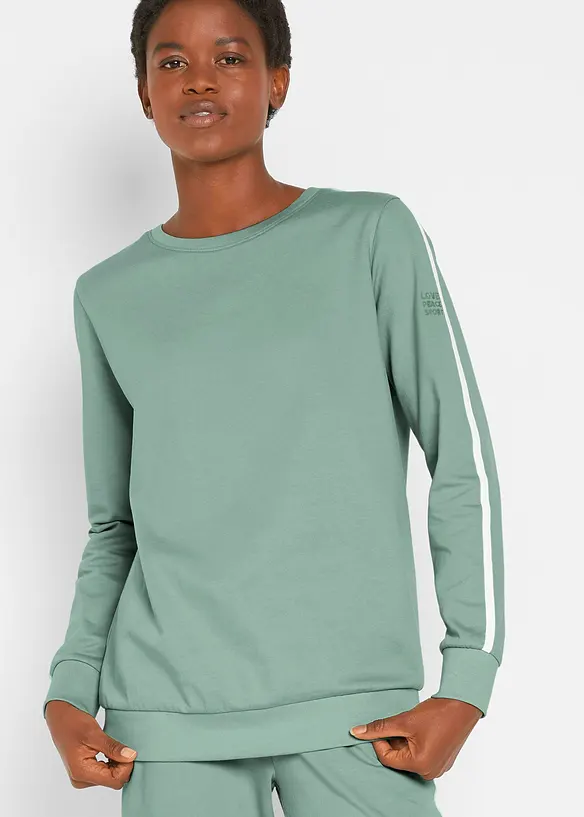 Joggedress i 100% bomull (2-delt sett), bonprix