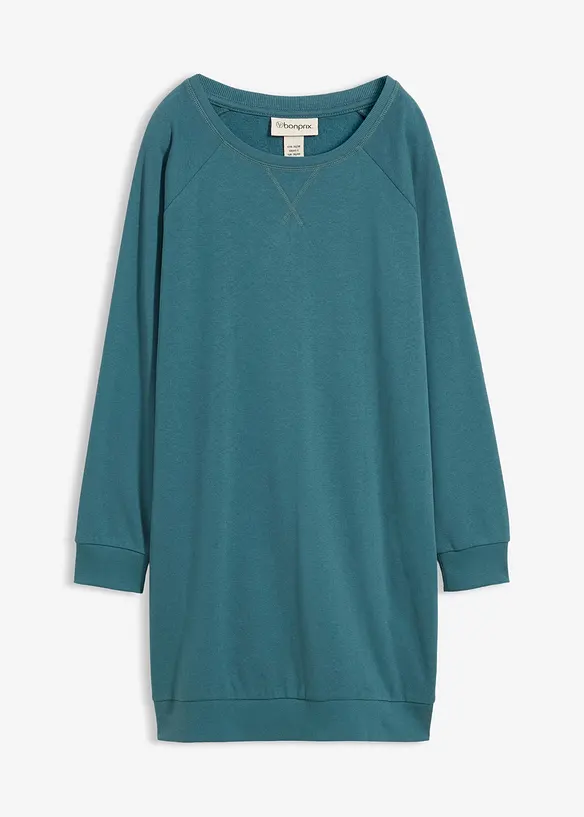 Sweatshirtkjole i myk frottè, bonprix