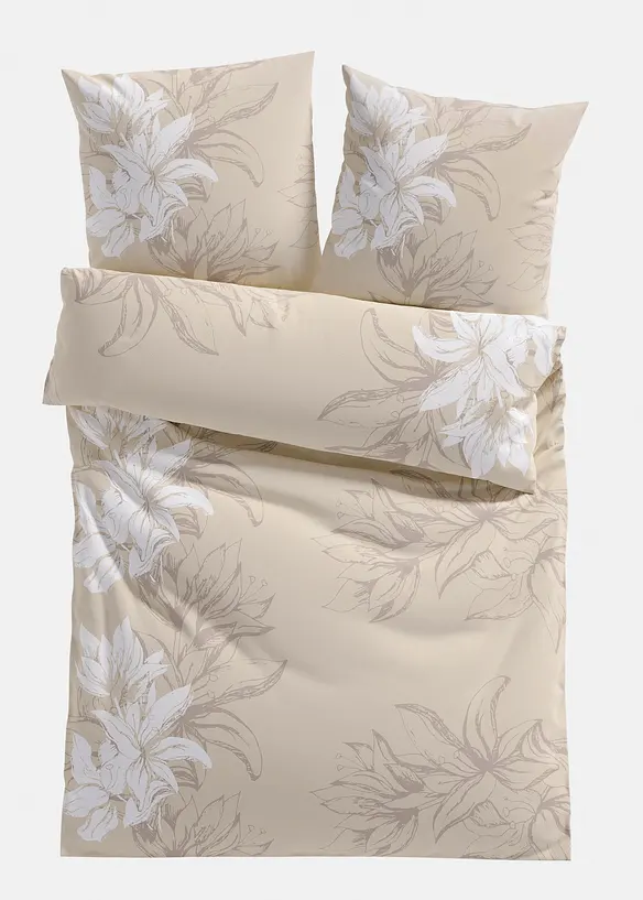 Sengesett med blomster, bonprix