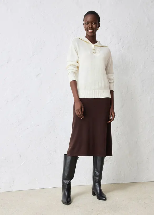 Genser i merinoull, bonprix