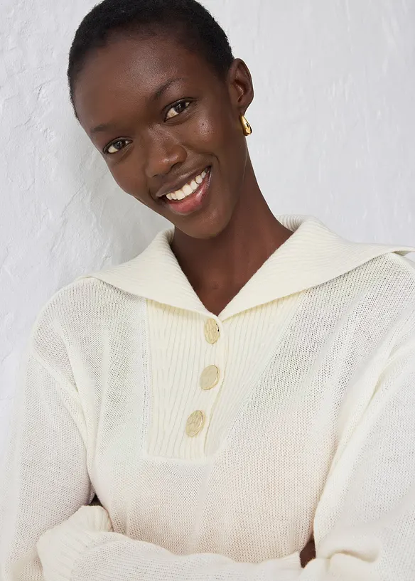 Genser i merinoull, bonprix