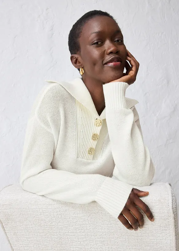 Genser i merinoull, bonprix