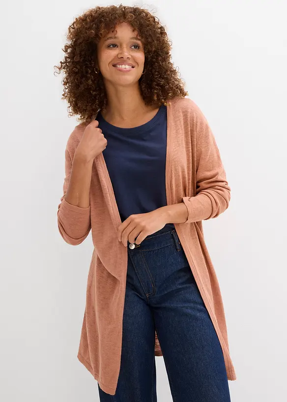 Lang, åpen cardigan, bonprix