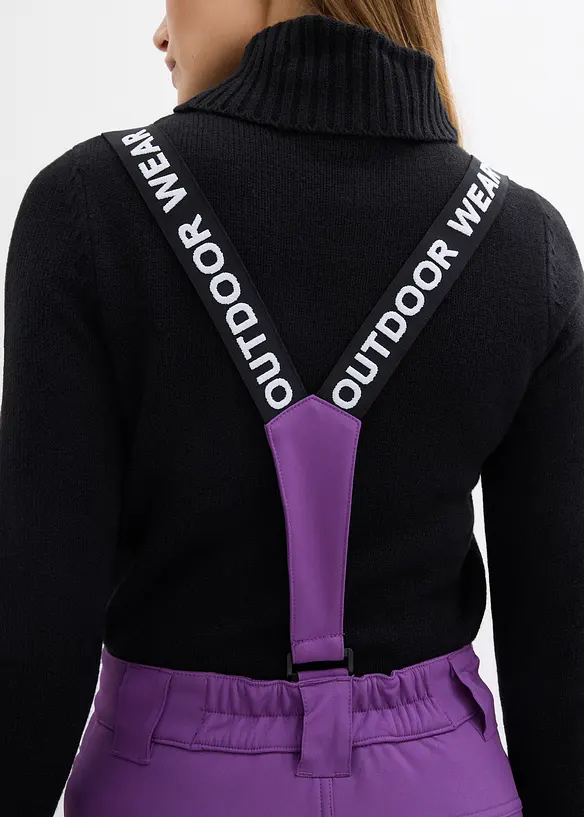 Funksjonsbukse i softshell med stretch, vannavstøtende, bonprix