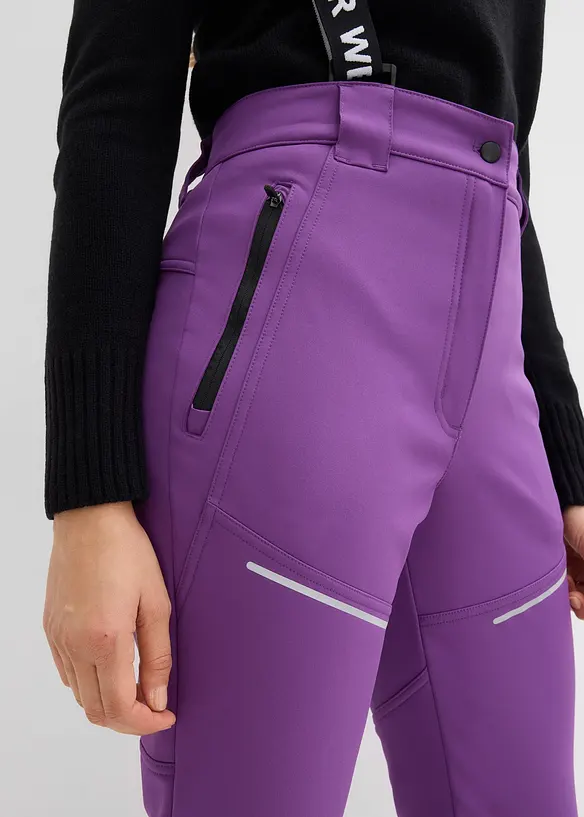 Funksjonsbukse i softshell med stretch, vannavstøtende, bonprix