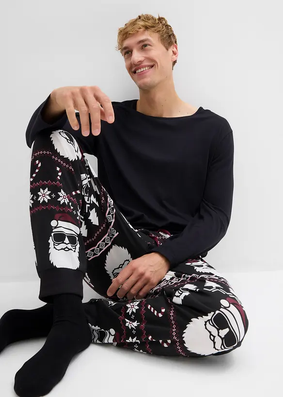 Pyjamas i 100% bomull, bonprix