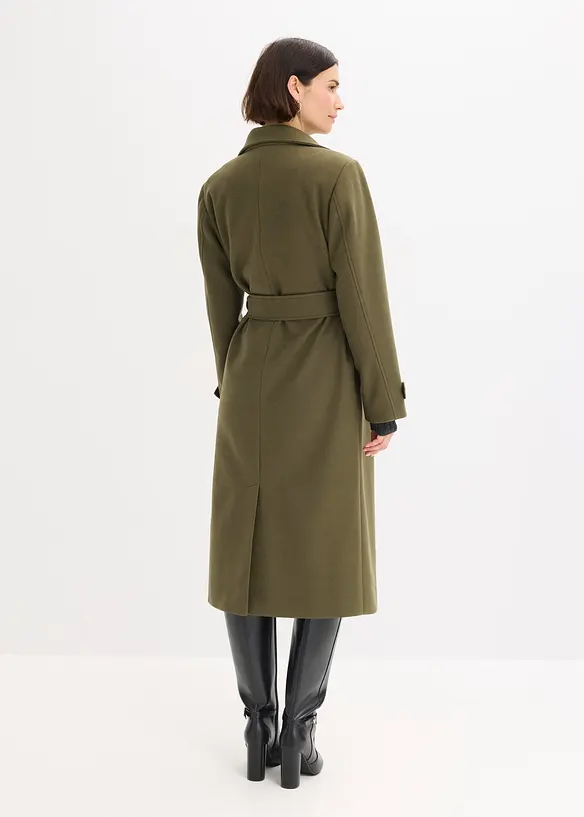 Kåpe med ull-look, bonprix
