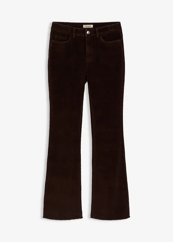 Flared cordbukse, bonprix