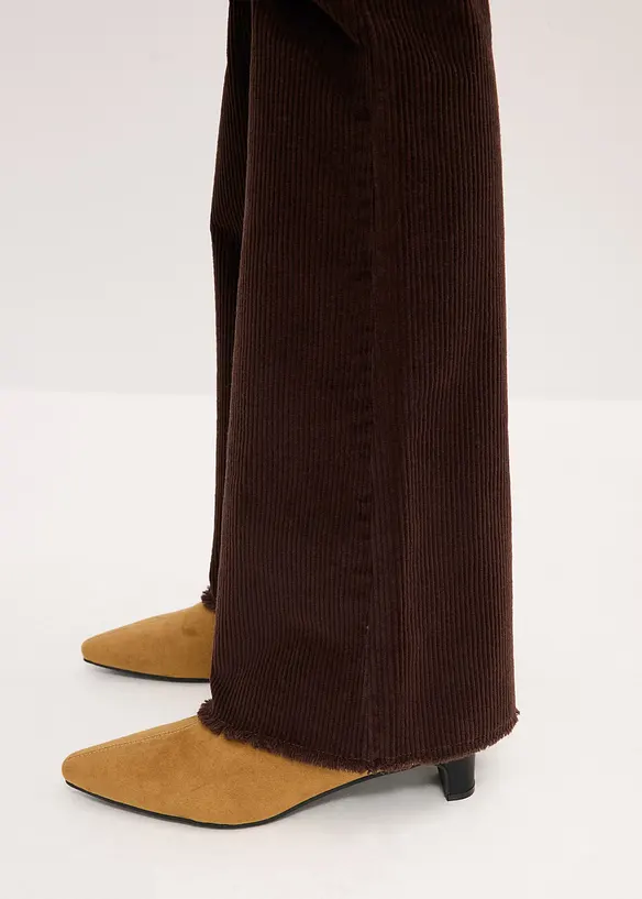 Flared cordbukse, bonprix