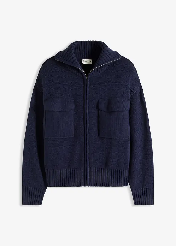 Oversized strikkejakke, bonprix