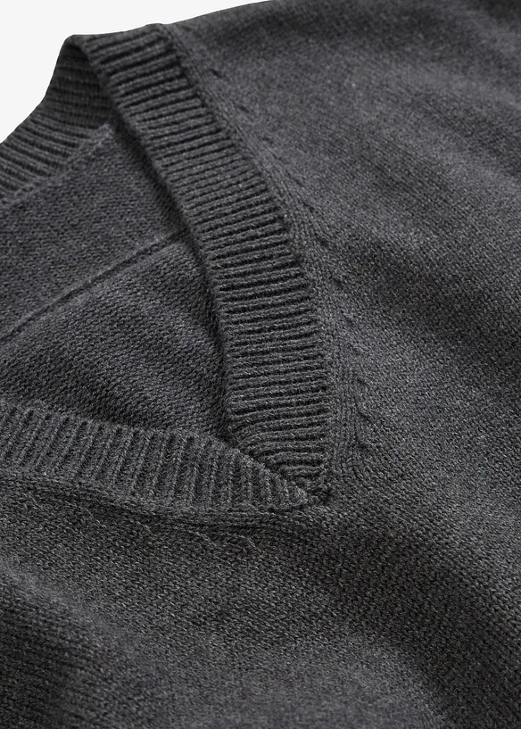 Strikket vest i 100% bomull, bonprix