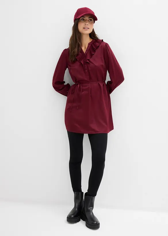 Mammabluse i myk sateng, bonprix