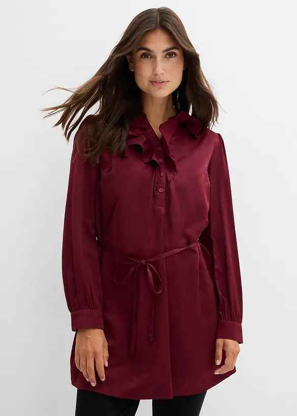 Mammabluse i myk sateng, bonprix