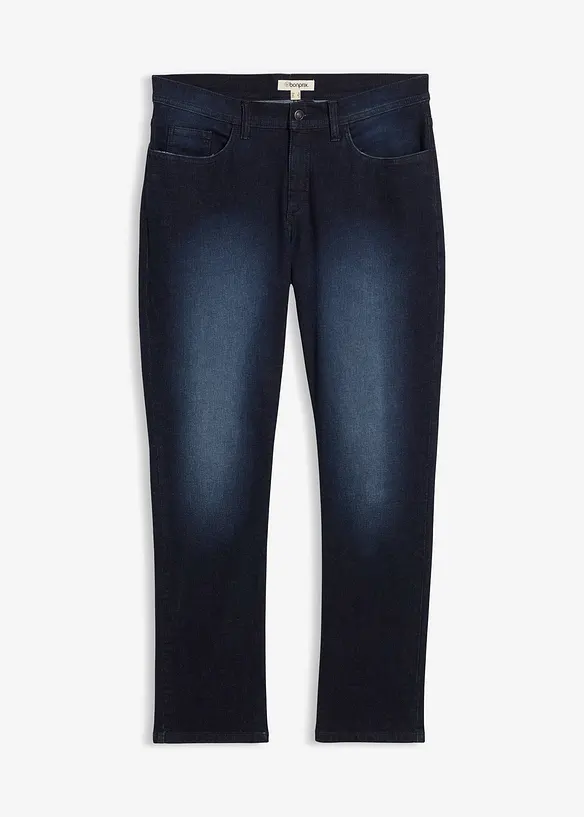 Regular Fit stretchjeans med komfortsnitt, Straight, bonprix