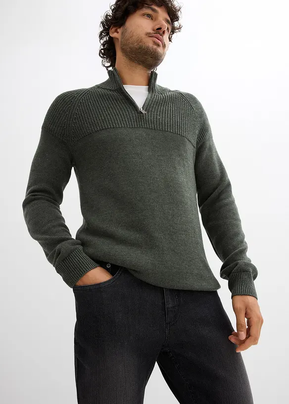 Slim fit-jeans i lett materiale med stretch, Straight, bonprix