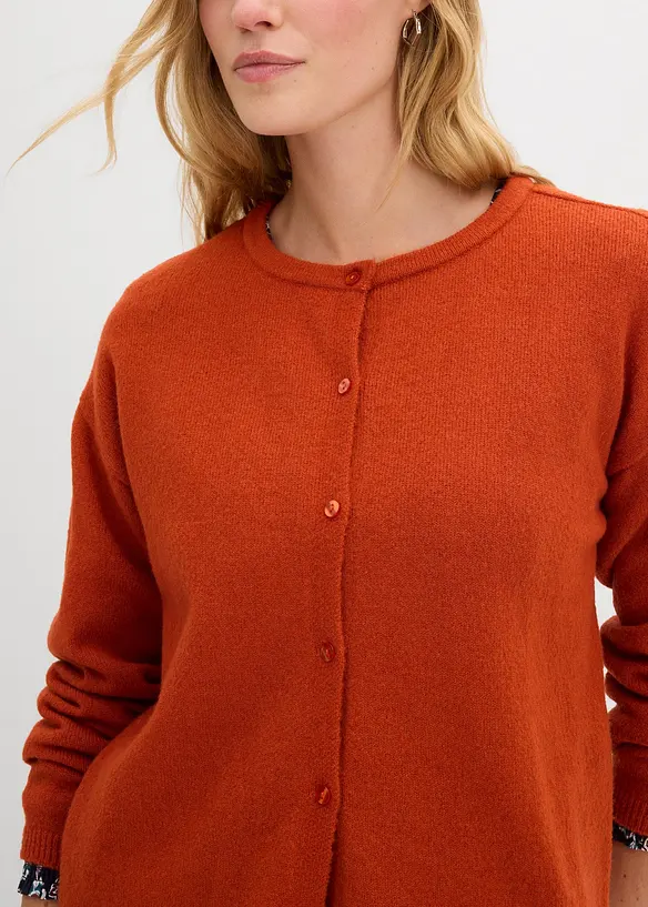 Finstrikket cardigan, bonprix