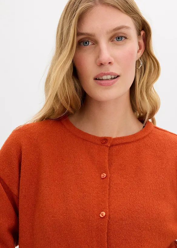 Finstrikket cardigan, bonprix