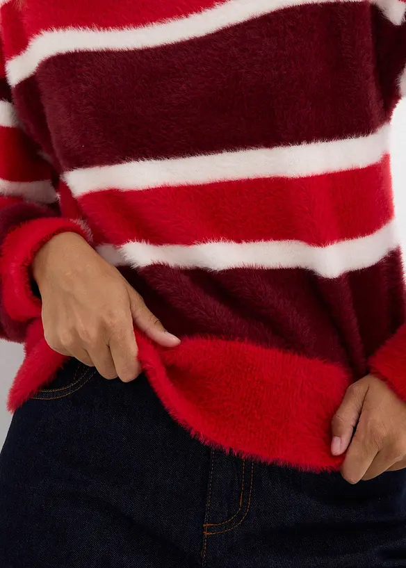 Oversized strikkegenser, bonprix