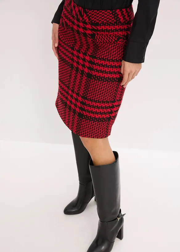 Skjørt i mykt bouclégarn, bonprix