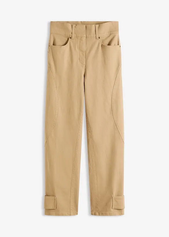 Twillbukse med høyt liv, bonprix
