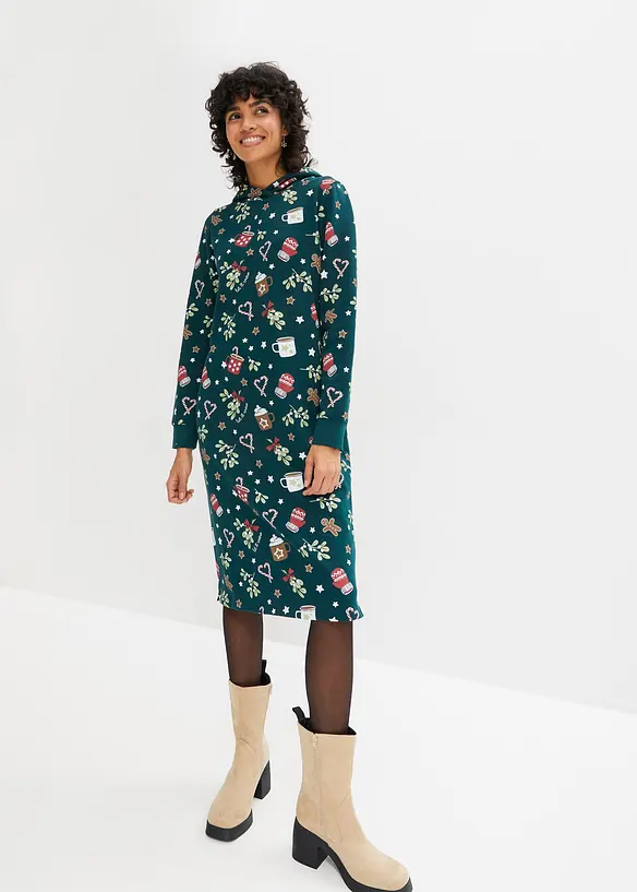 Jule-sweatkjole, bonprix