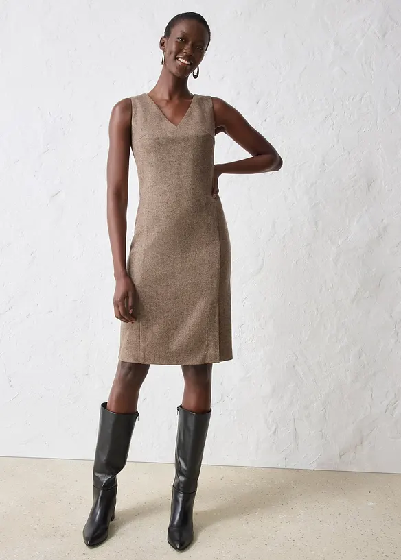 Etuikjole med ull, bonprix